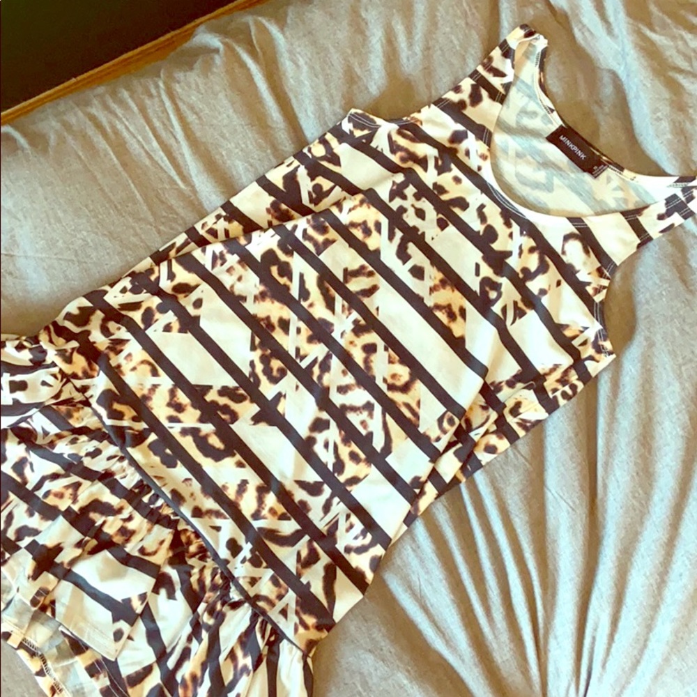 MINKPINK Cheetah tank Dress